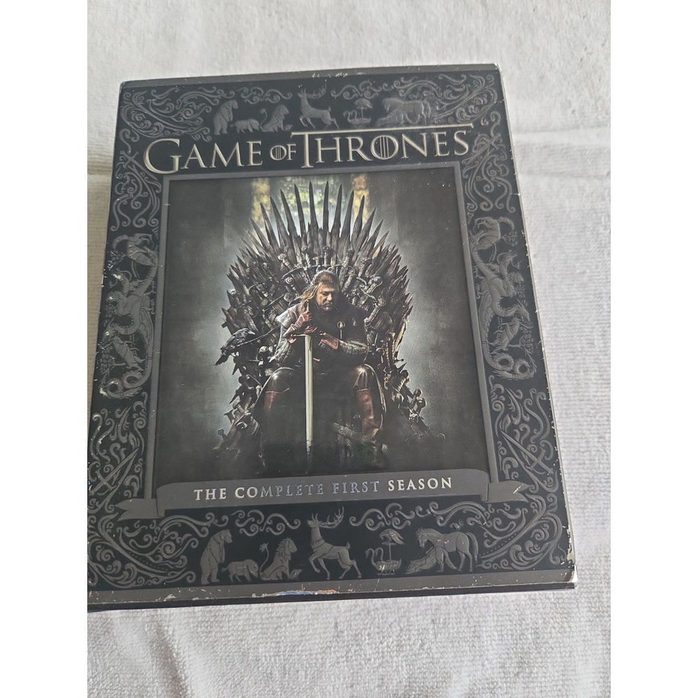 Game of Thrones The Complete First Season Season 1 DVD 5 Disc Box Set